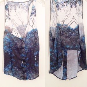 RVCA| Graphic Forest Print Tank Top